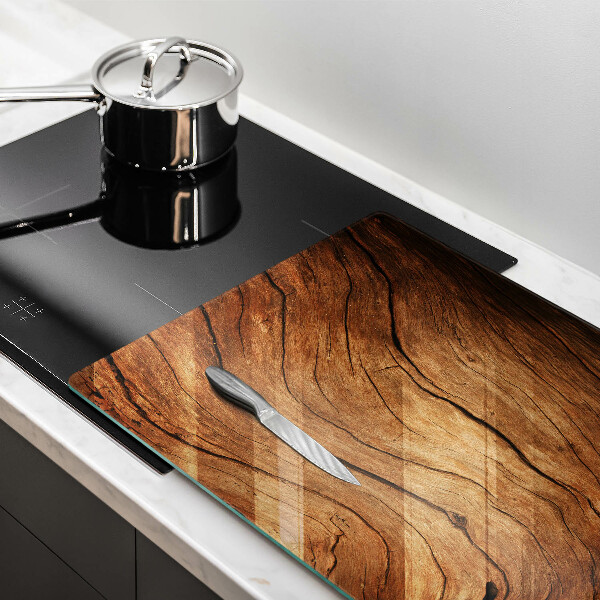 Chopping board glass Wood board texture