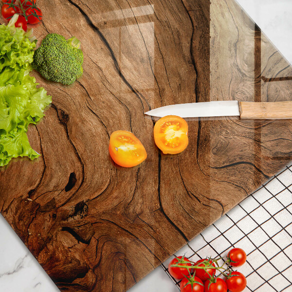 Chopping board glass Wood board texture