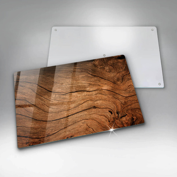 Chopping board glass Wood board texture