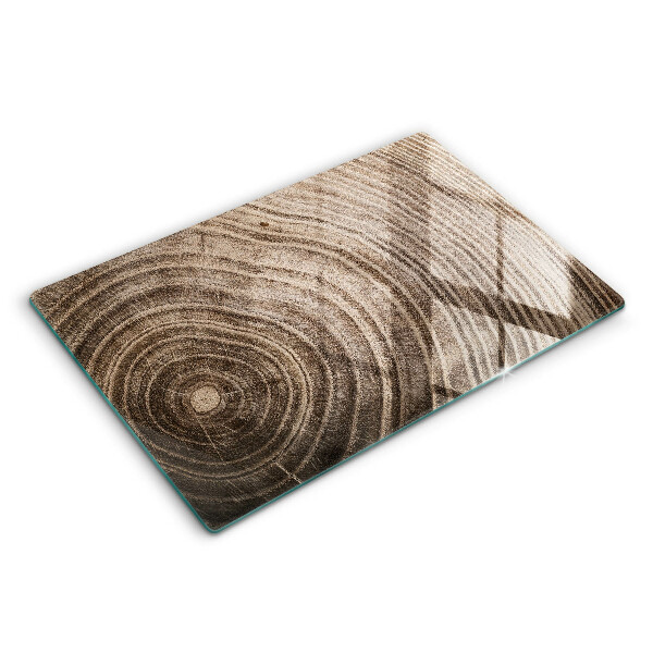 Chopping board glass Wood grain