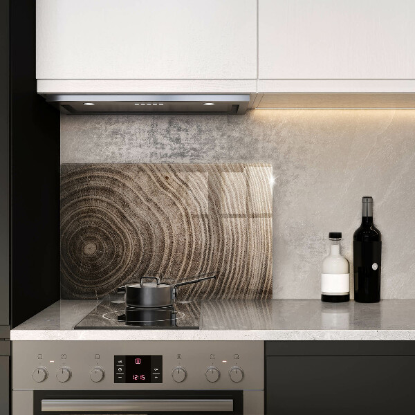 Chopping board glass Wood grain