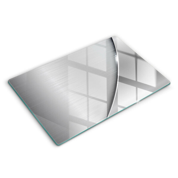 Chopping board glass Metal shapes