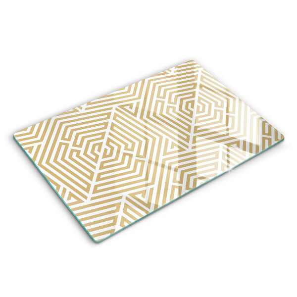 Chopping board glass Geometric lines