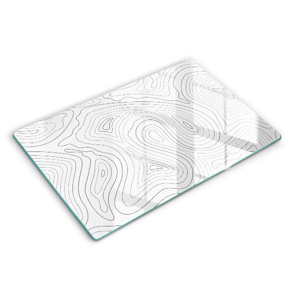 Chopping board glass Abstraction shapes