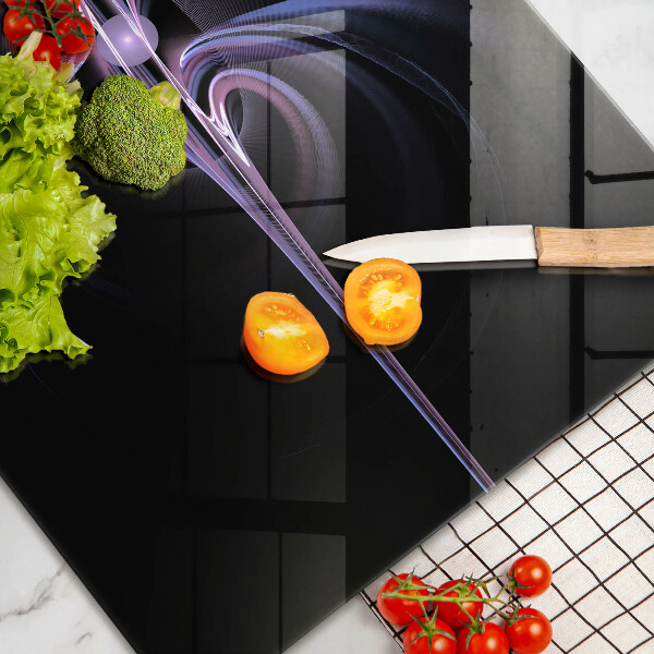 Chopping board glass Modern abstraction
