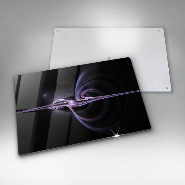 Chopping board glass Modern abstraction