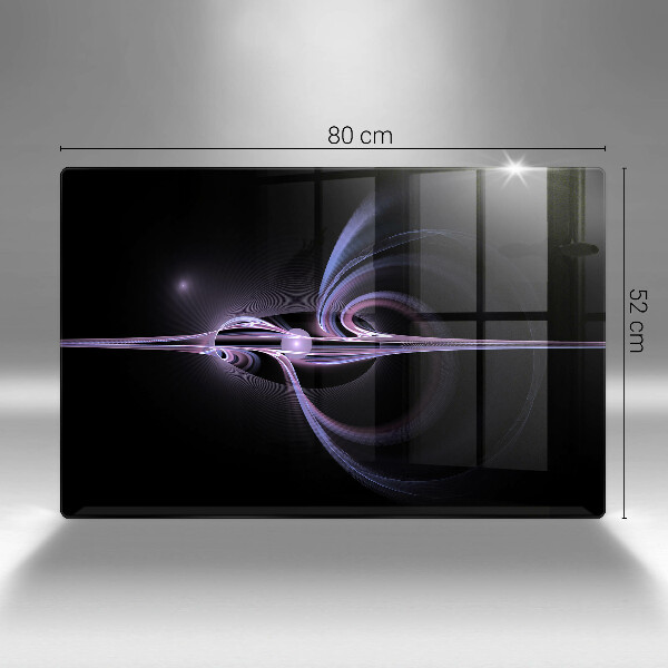 Chopping board glass Modern abstraction