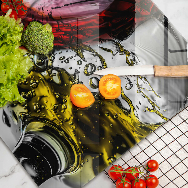 Chopping board glass Wine glasses