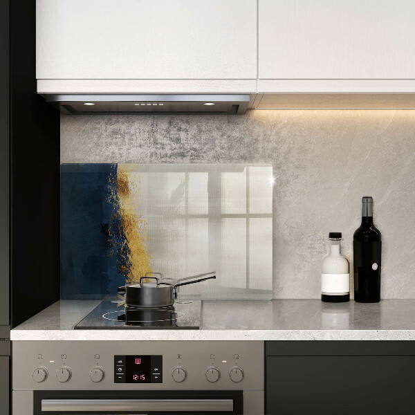 Chopping board glass Abstraction gold