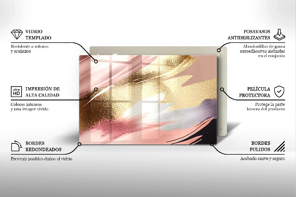 Chopping board Pastel spots