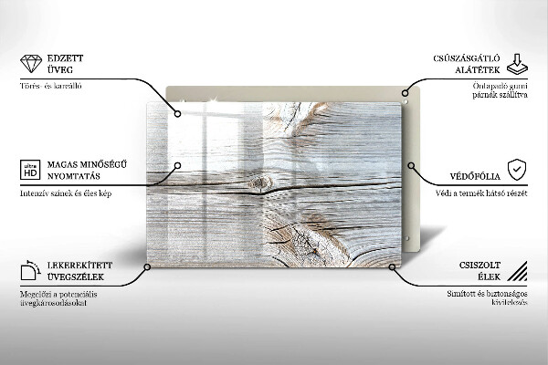 Chopping board Bright wood structure