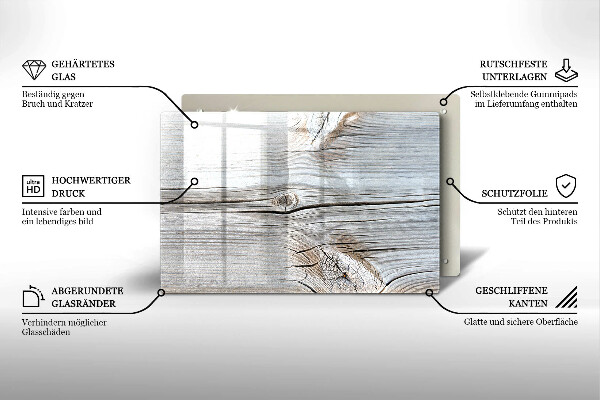 Chopping board Bright wood structure