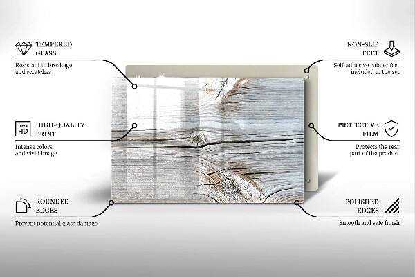 Chopping board Bright wood structure