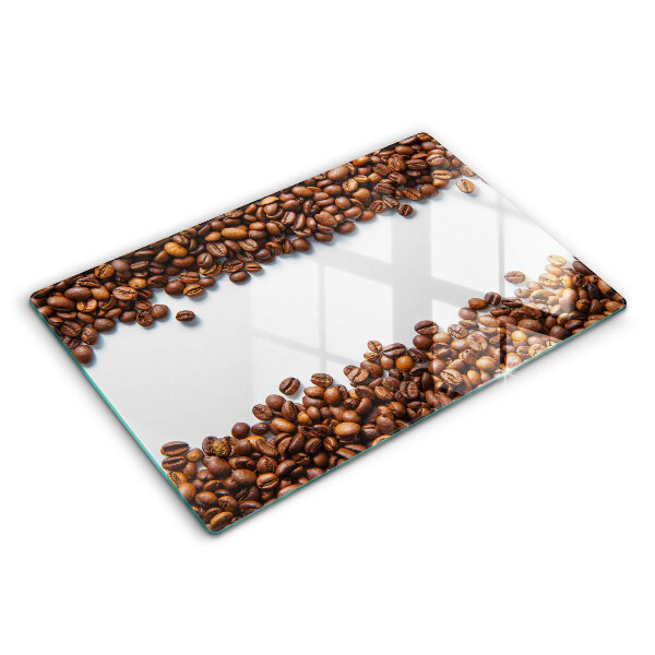 Chopping board glass Grain coffee