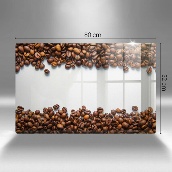 Chopping board glass Grain coffee
