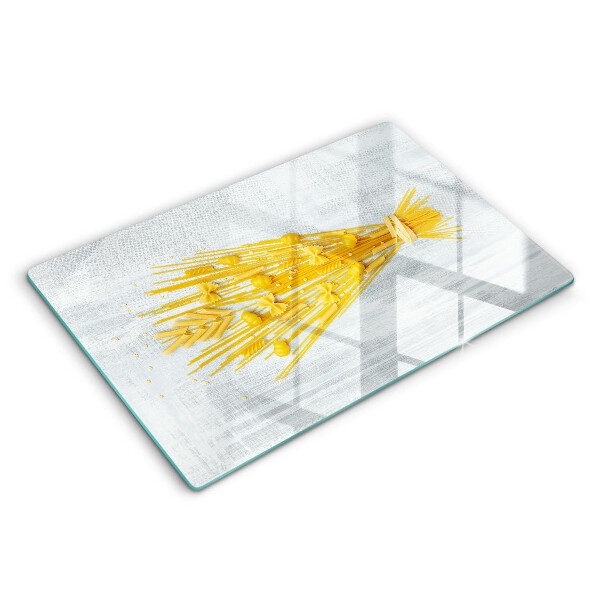 Chopping board glass Pasta