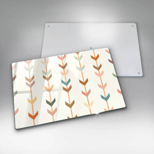 Chopping board glass Geometric elements