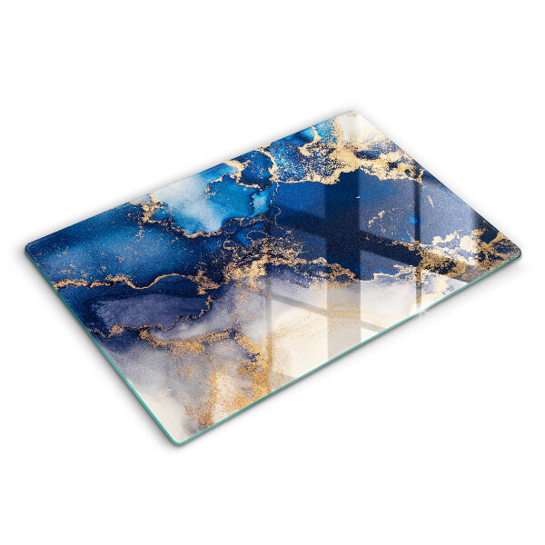 Chopping board glass Marble abstraction