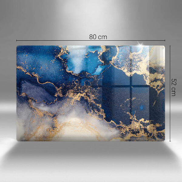 Chopping board glass Marble abstraction