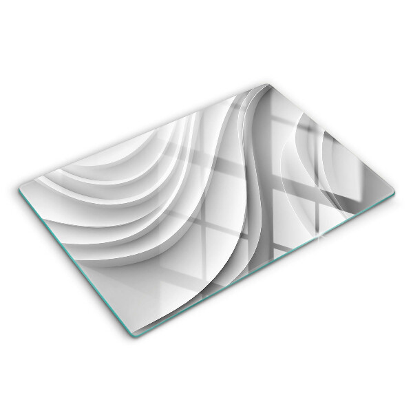 Chopping board glass Geometric lines