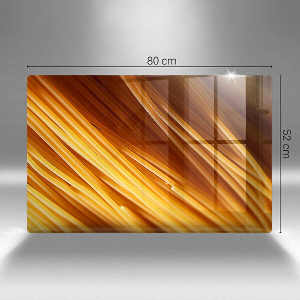 Chopping board glass Spaghetti pasta