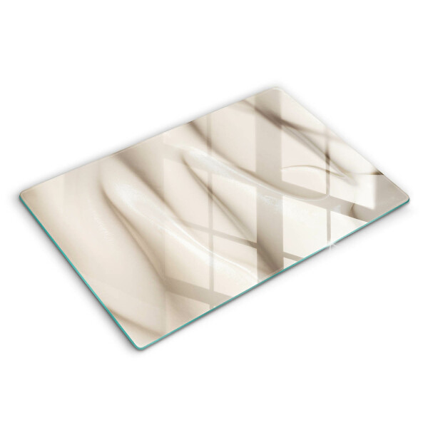 Chopping board glass Ice cream