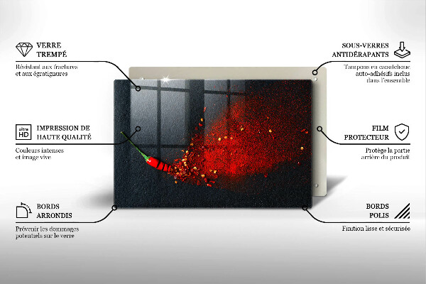 Chopping board Chilli pepper