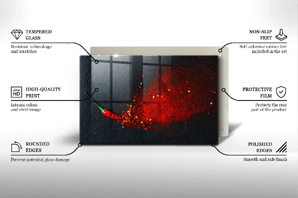 Chopping board Chilli pepper