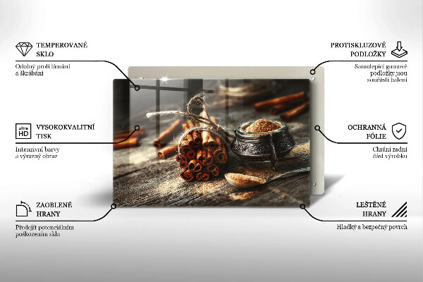 Chopping board Vanilla sticks