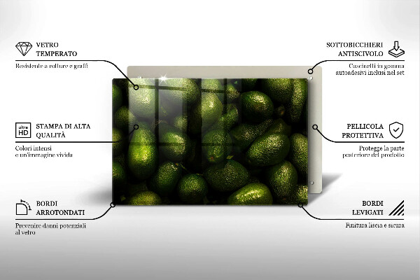 Chopping board Avocado fruit