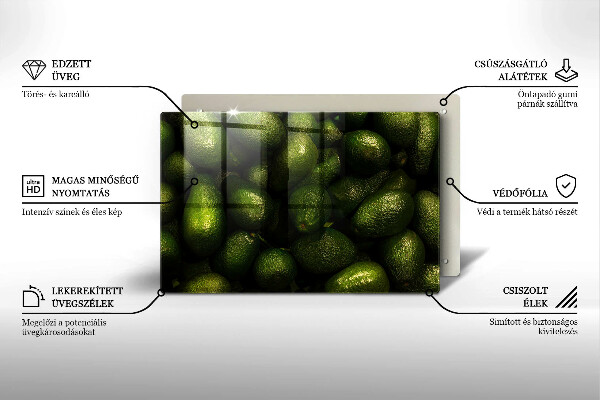 Chopping board Avocado fruit