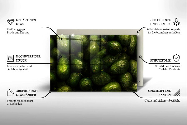 Chopping board Avocado fruit