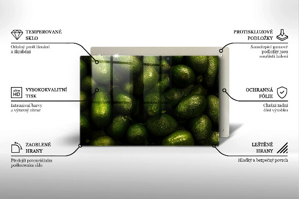 Chopping board Avocado fruit