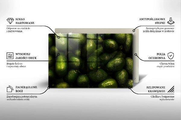 Chopping board Avocado fruit