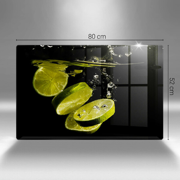 Chopping board Lime in water