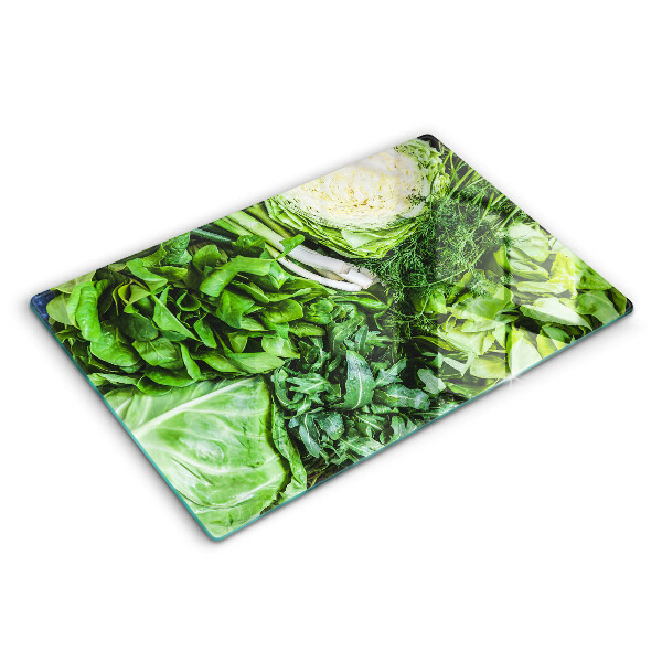 Chopping board Green vegetables