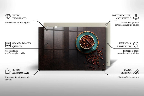 Chopping board Coffee grain cup