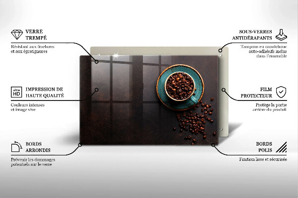 Chopping board Coffee grain cup