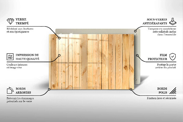 Chopping board Delicate wooden boards