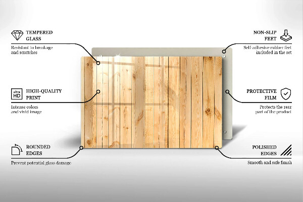 Chopping board Delicate wooden boards