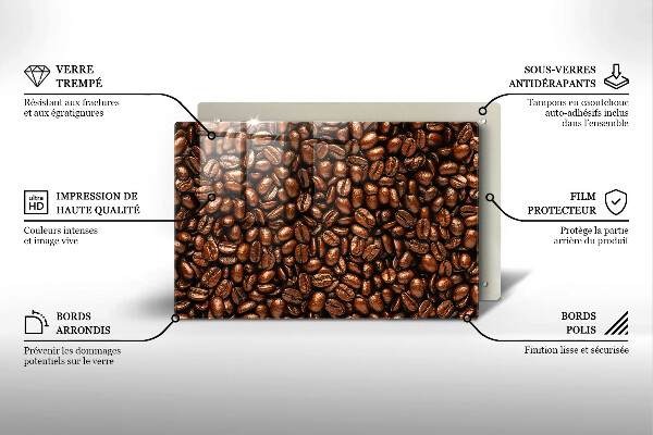 Chopping board Coffee beans