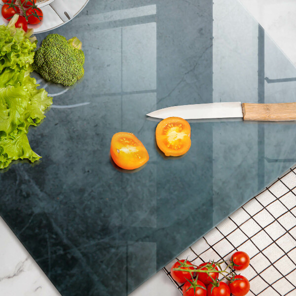 Chopping board Coffee beans and cup