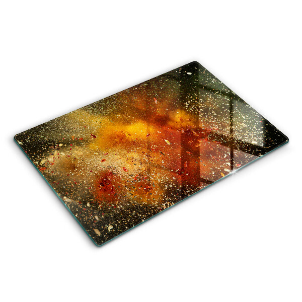 Chopping board Colorful spices