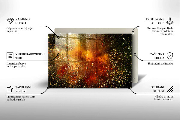 Chopping board Colorful spices