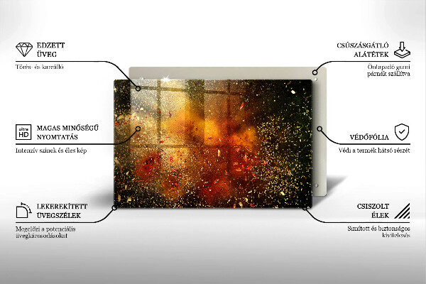 Chopping board Colorful spices