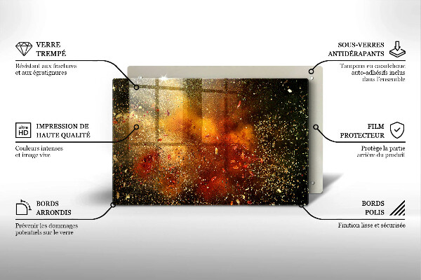 Chopping board Colorful spices