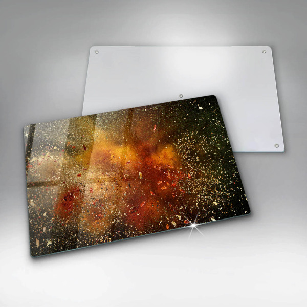 Chopping board Colorful spices