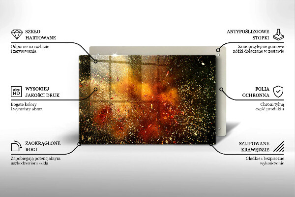 Chopping board Colorful spices