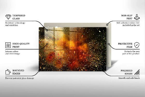 Chopping board Colorful spices