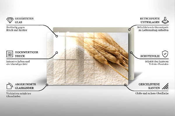 Chopping board Flour and cereals